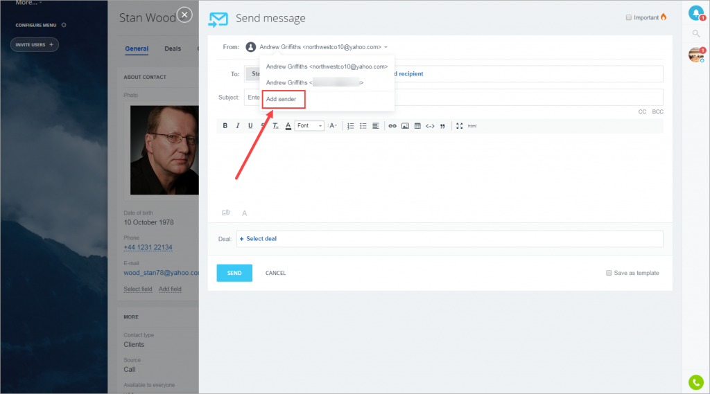 Emailsendcrm4