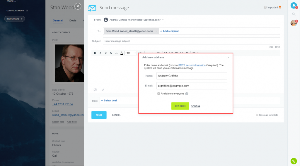 Emailsendcrm5