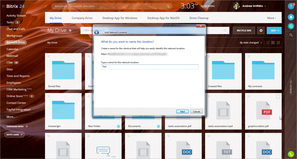 [Drive] Map Bitrix24 Drive làm Network Drive trong Windows 11