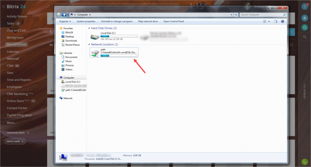 [Drive] Map Bitrix24 Drive làm Network Drive trong Windows 5