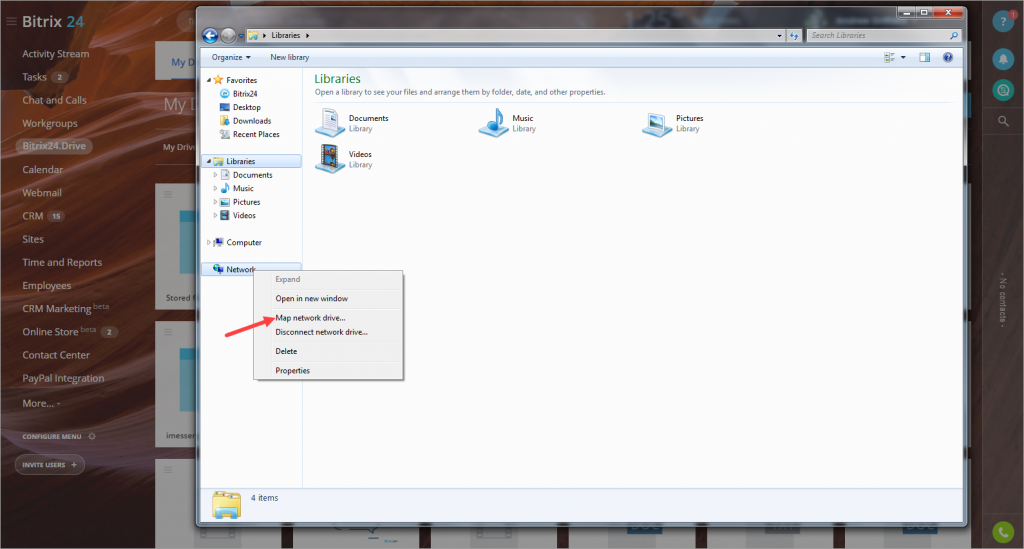[Drive] Map Bitrix24 Drive làm Network Drive trong Windows 6