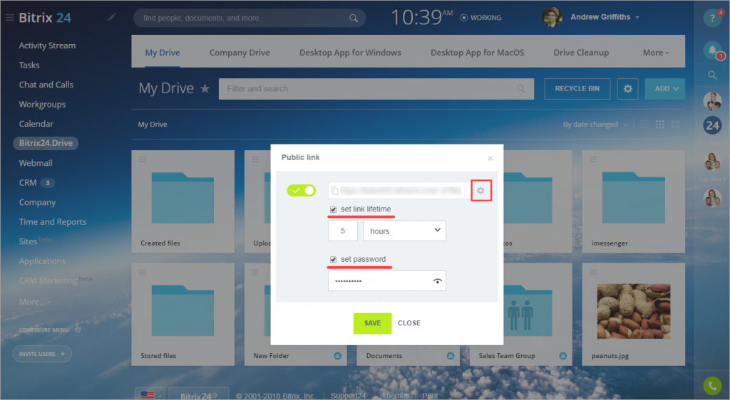 [Drive] Nhận liên kết nội bộ và công khai (chia sẻ File và Folder) 3