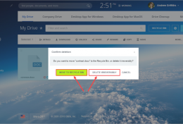 [Drive] Khôi phục các File đã xóa