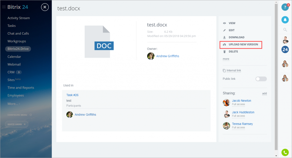 [Drive] Lịch sử sửa đổi File 3