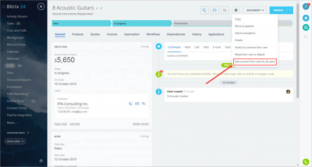 [CRM] Biểu mẫu phần tử CRM (CRM elements form) 10