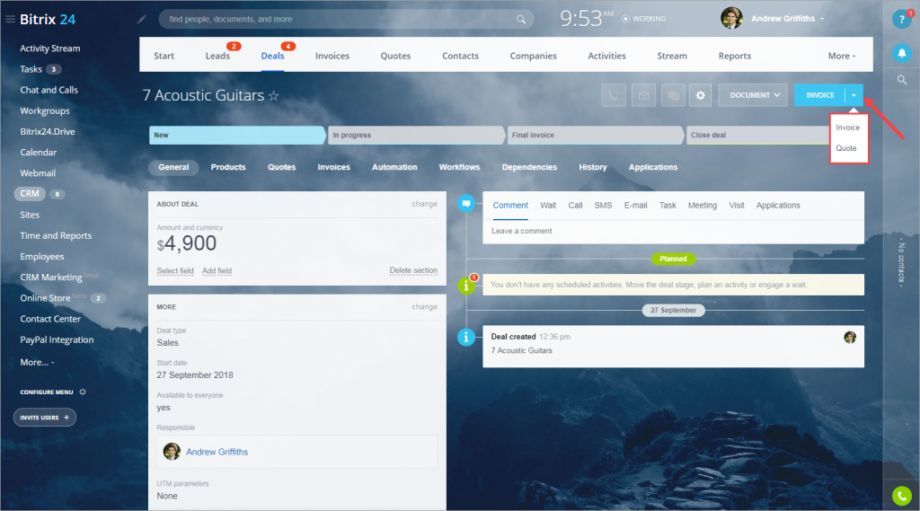 [CRM] Biểu mẫu phần tử CRM (CRM elements form) 4