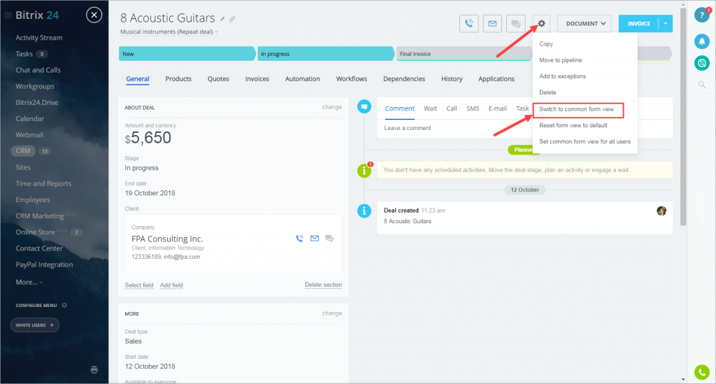 [CRM] Biểu mẫu phần tử CRM (CRM elements form) 7