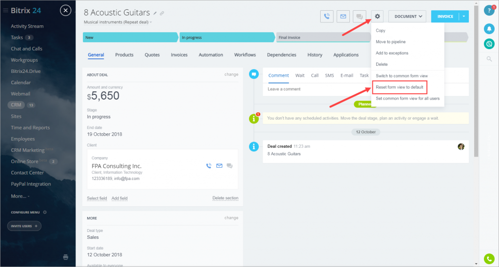 [CRM] Biểu mẫu phần tử CRM (CRM elements form) 9