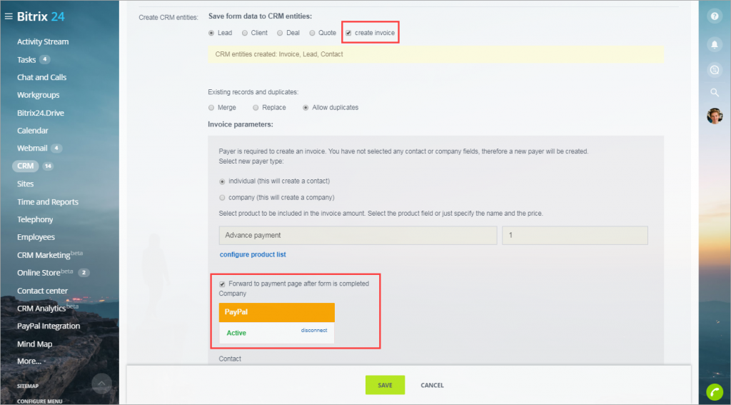 [CRM] Thêm form biểu mẫu web CRM mới - CRM Forms 7