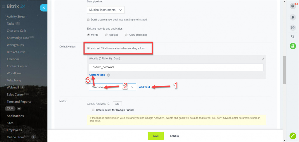 [CRM] Gửi dữ liệu từ biểu mẫu web CRM cho nhân viên qua email 2