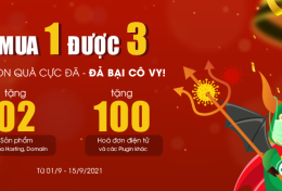 Mua 1 được 3, chọn quà cực đã – đả bại Cô Vy cùng TinoHost!