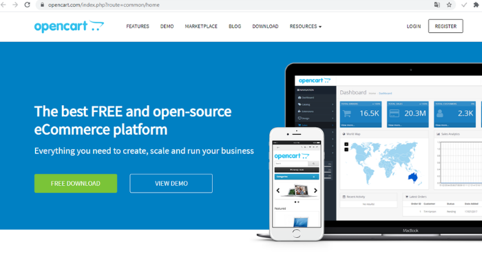 Opencart là gì? So sánh Opencart và WordPress 4 opencart-la-gi