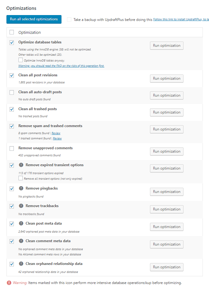 Hướng dẫn dọn dẹp Database website WordPress nhanh nhất 8 huong-dan-don-dep-database-website-wordpress
