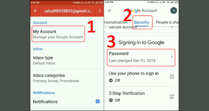 Hướng dẫn cách đổi mật khẩu Gmail trên điện thoại đơn giản nhất 4 cach-doi-mat-khau-gmail-tren-dien-thoai
