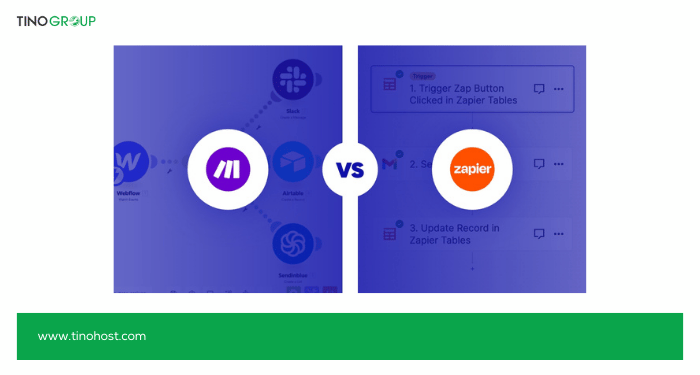 Zapier là gì? Bí mật đằng sau công cụ tự động hóa đỉnh cao 6 Make.com vs Zapier