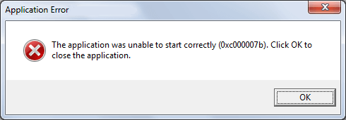 8 cách sửa lỗi “The application was unable to start correctly 0xc000007b” Win 7 1 the-application-was-unable-to-start-correctly-0xc000007b