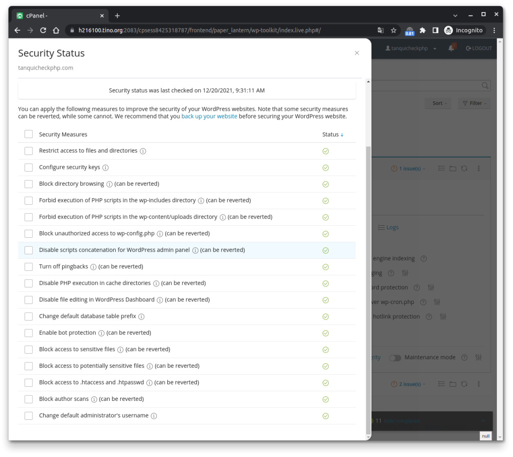 WordPress Toolkit 29