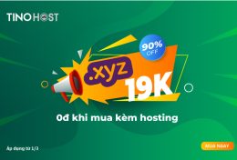 TinoHost miễn phí 1 năm sử dụng tên miền