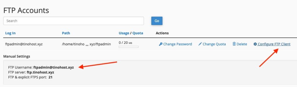 [cPanel] Hướng dẫn tạo tài khoản FTP trên hosting (FTP Accounts) 1