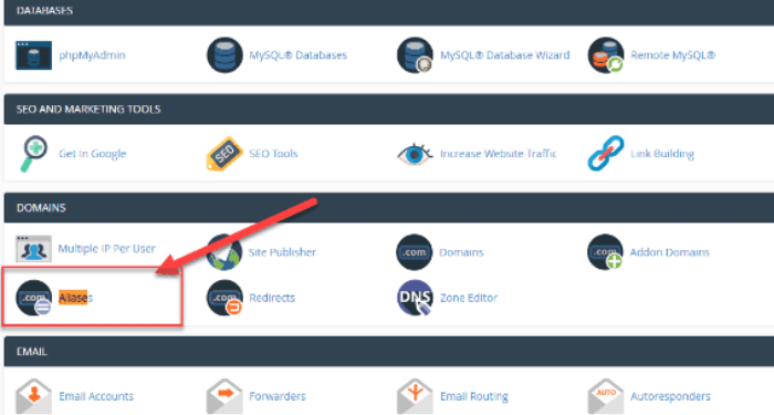 Alias - Aliases là gì? Hướng dẫn cấu hình Alias - Aliases trong cPanel 5 aliases-trong-cpanel