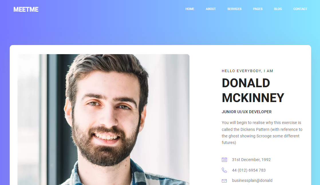 Top 20 mẫu website cá nhân đẹp dành cho mọi đối tượng 11 mau-website-ca-nhan-dep
