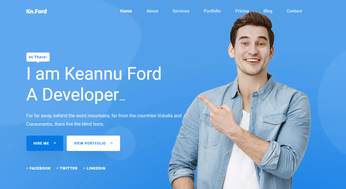 Top 20 mẫu website cá nhân đẹp dành cho mọi đối tượng 3 mau-website-ca-nhan-dep