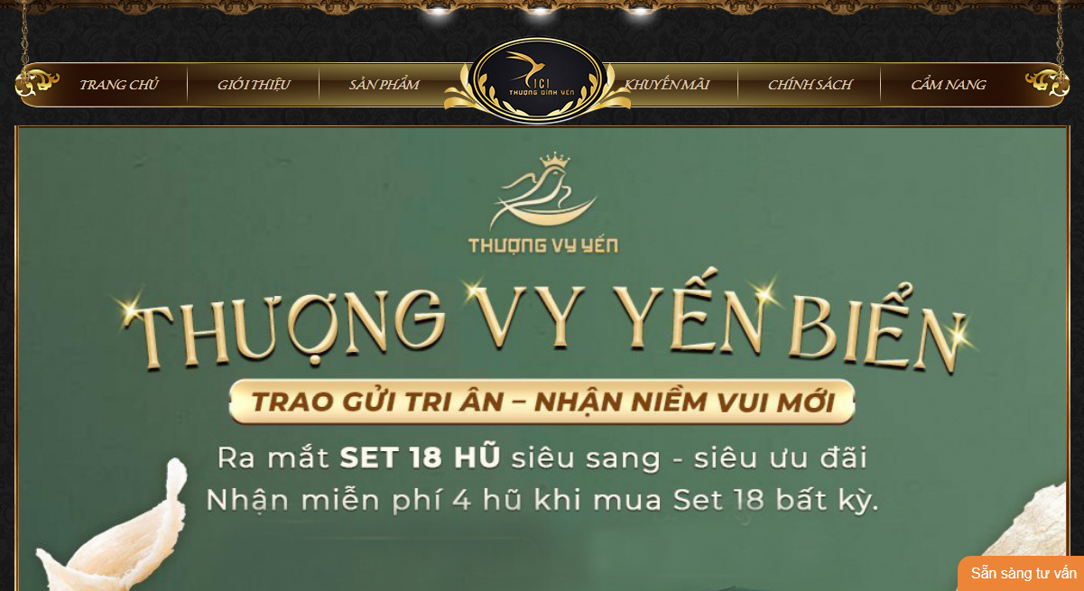 Top 7 mẫu website bán yến sào đẹp và chuyên nghiệp 2024 2 mau-website-ban-yen-sao-dep