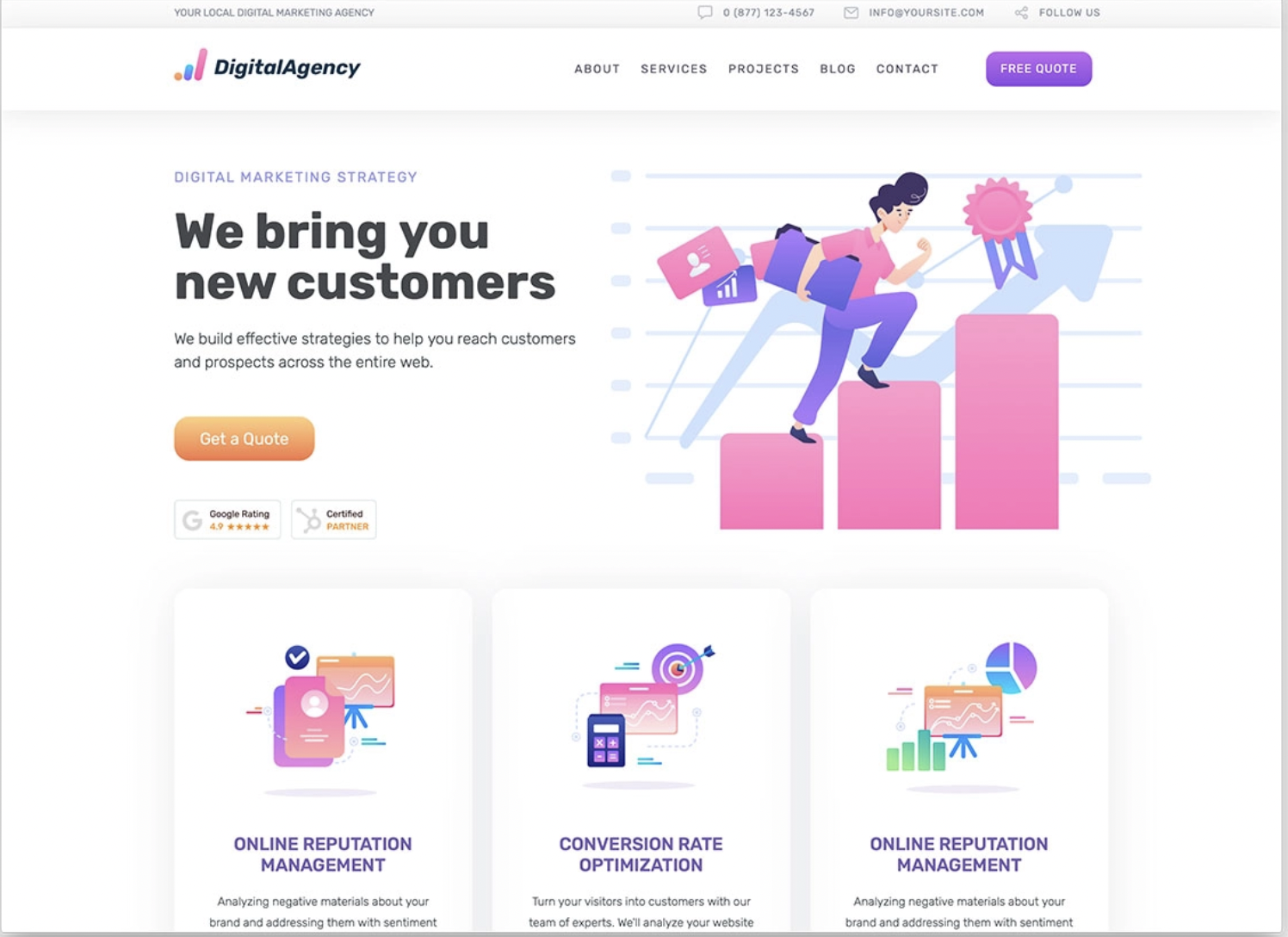 20 mẫu website đơn giản chuẩn SEO được ưa chuộng nhất năm 2024 8 mau-website-don-gian-chuan-seo