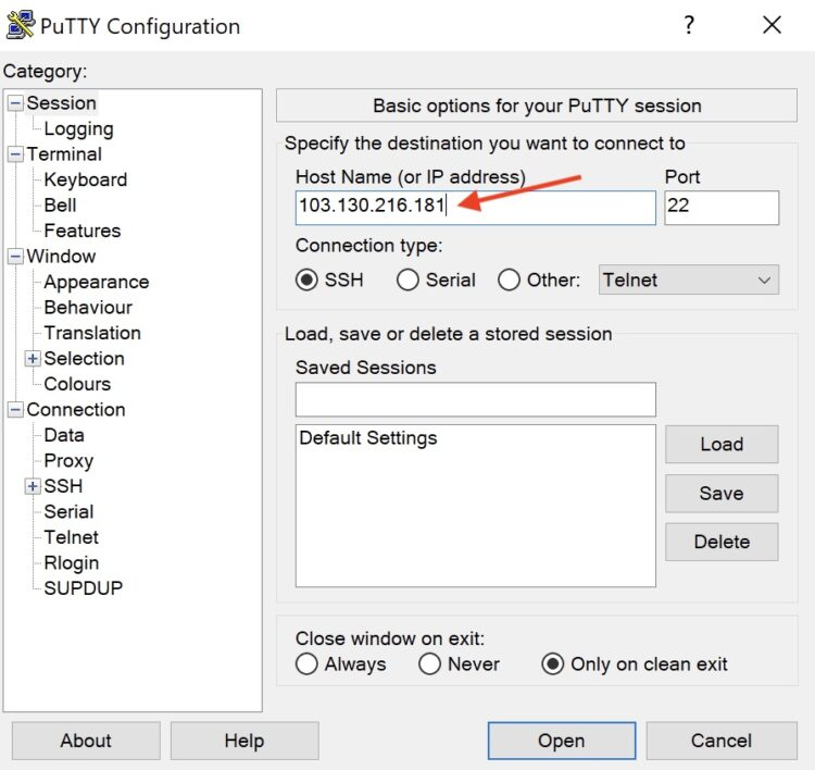 Hướng dẫn truy cập SSH vào Share Hosting với Putty 12 truy-cap-ssh-vao-share-hosting-voi-putty