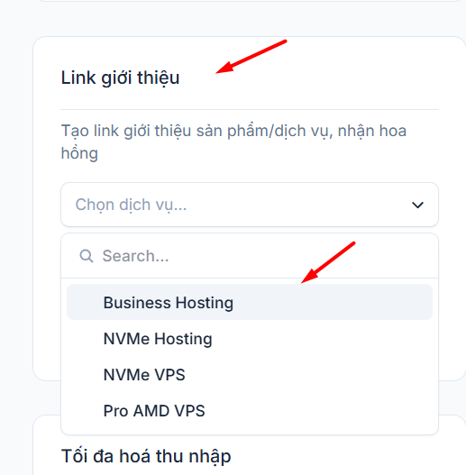 Hướng dẫn cách kiếm tiền Affiliate Hosting với Tino từ A-Z 7 Cách tham gia chương trình Affiliate Hosting của Tino