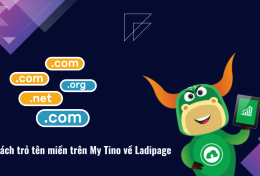 Hướng dẫn trỏ tên miền trên My Tino về Ladipage trong 5 bước