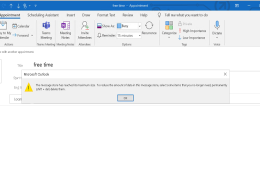 Hướng dẫn cách xử lý lỗi “The message store has reached its maximum size…” trên Outlook