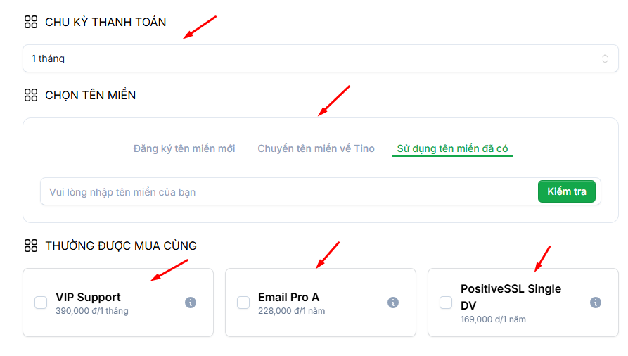 Hướng dẫn cách đăng ký dịch vụ hosting tại Tino nhanh chóng 3 Hướng dẫn cách đăng ký dịch vụ hosting tại Tino nhanh chóng 1