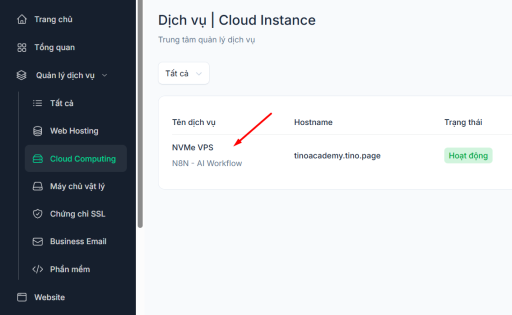 Hướng dẫn cách cài lại hệ điều hành trên dịch vụ VPS tại Tino 3 Cách cài lại hệ điều hành trên dịch vụ VPS