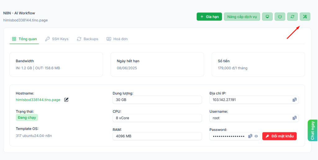 Hướng dẫn cách cài lại hệ điều hành trên dịch vụ VPS tại Tino 4 Cách cài lại hệ điều hành trên dịch vụ VPS
