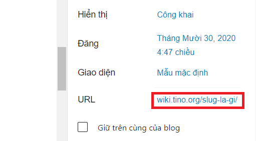 Slug là gì? Cách tối ưu Slug trong WordPress 3 cach-tao-slug-cho-bai-viet