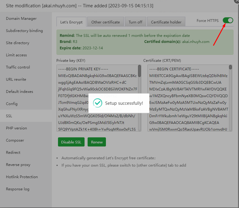 Hướng dẫn cách cài đặt SSL miễn phí trên aaPanel 5 cach-cai-dat-ssl-mien-phi-tren-aapanel
