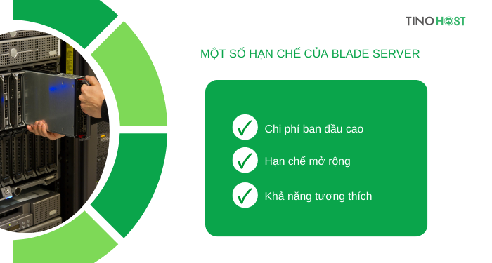 Blade Server là gì? Những thông tin bạn cần biết về máy chủ phiến 5 mot-so-han-che-cua-blade-server
