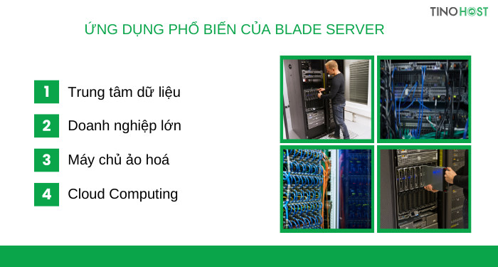 Blade Server là gì? Những thông tin bạn cần biết về máy chủ phiến 6 ung-dung-pho-bien-cua-blade-server