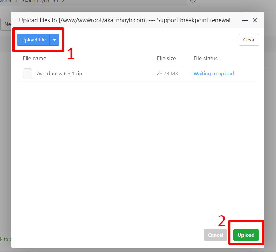 Hướng dẫn cài đặt WordPress trên aaPanel chi tiết A-Z 9 cai-dat-wordpress-tren-aapanel