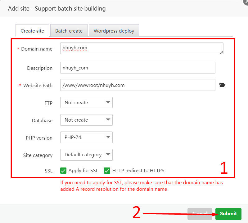 Hướng dẫn cách thêm website vào aaPanel chi tiết A-Z 2 cach-them-website-vao-aapanel