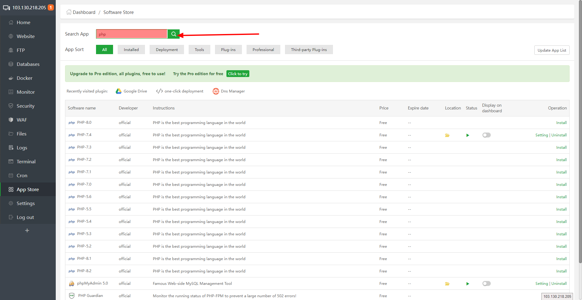 Hướng dẫn cách cài thêm phiên bản PHP để hợp với nhiều loại source code 2 cai-them-phien-ban-php-de-hop-voi-nhieu-loai-source-code
