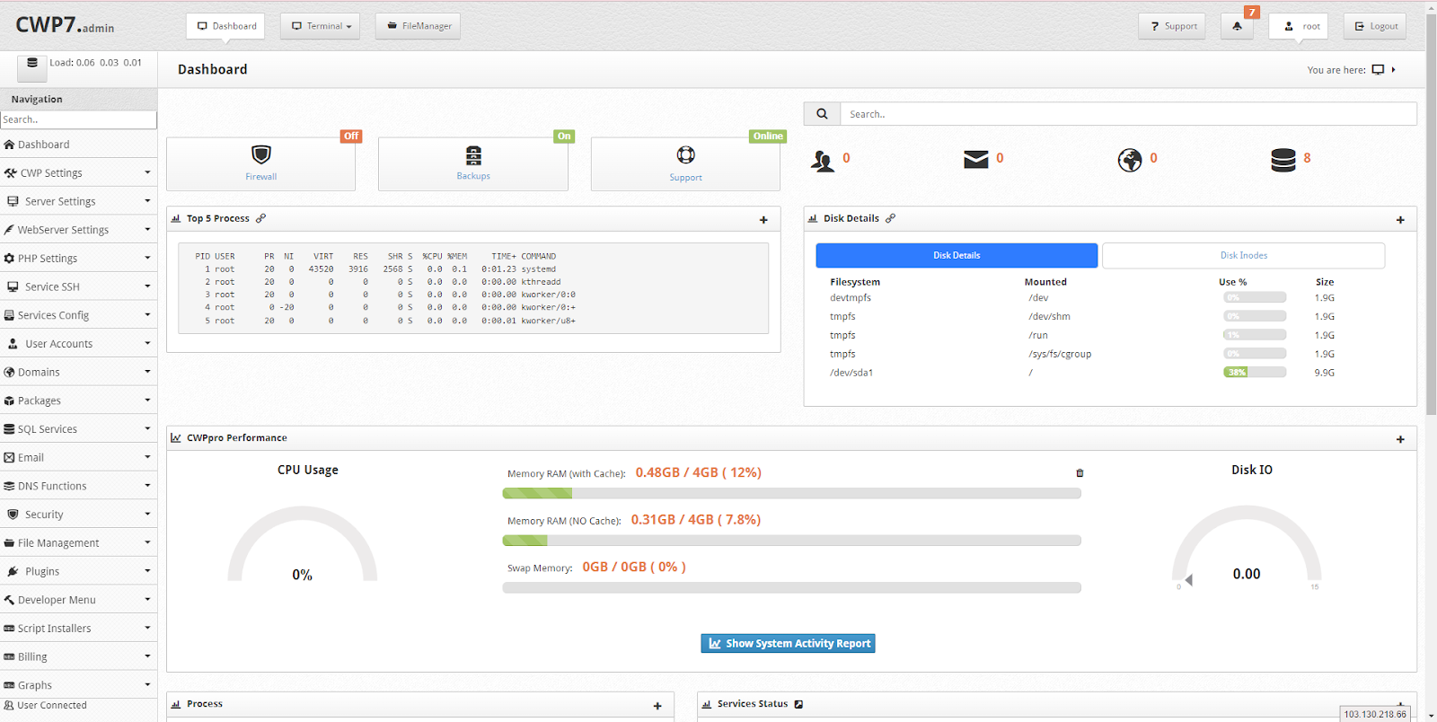CentOS Web Panel là gì? Hướng dẫn cách cài đặt và sử dụng CentOS Web Panel 5 centos-web-panel-la-gi