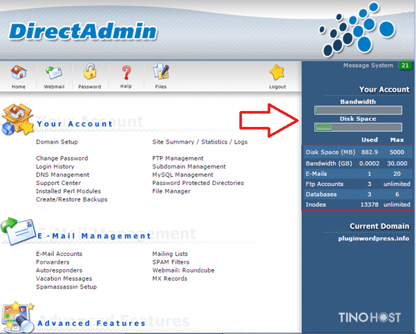 Bật mí 2 cách check hosting website miễn phí 100% 5 Hosting-su-dung-DirectAdmin