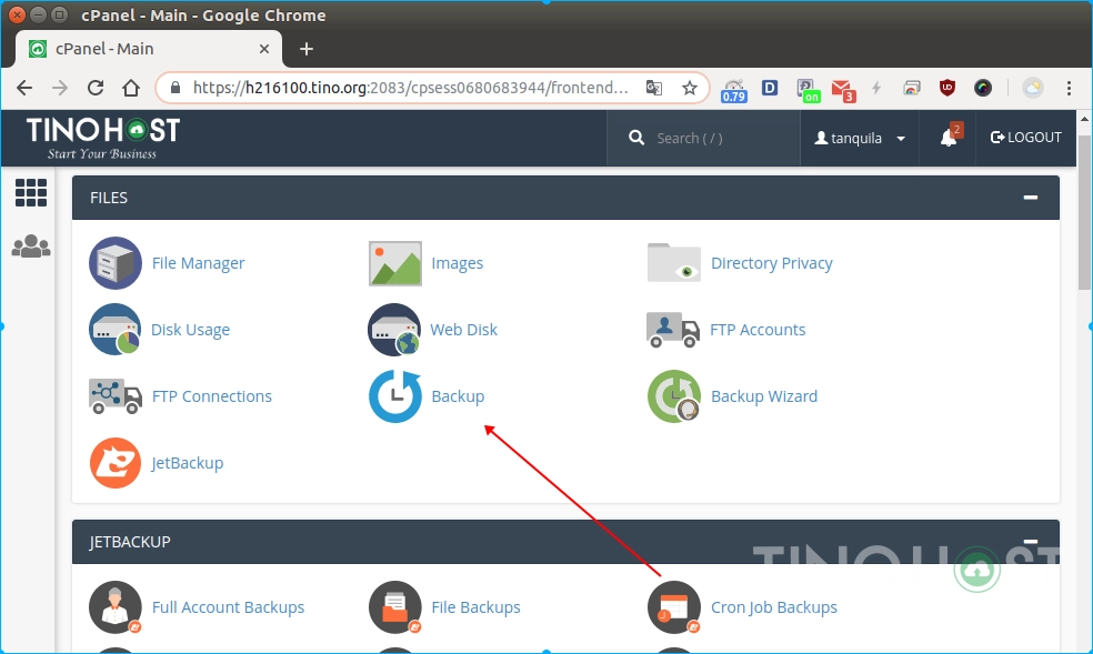 Bật mí cách lấy database của website trên hosting cPanel trong chớp mắt 4 Bật mí cách lấy database của website trên hosting cPanel trong chớp mắt 3