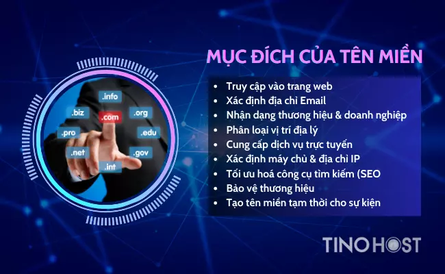 Tên miền là gì? Tổng quan kiến thức về tên miền 2 su-dung-ten-mien-co-nhieu-muc-dich-khac-nhau