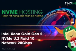 Server mới – hiệu suất mới – thành công mới: TinoHost miễn phí nâng cấp hosting và VPS cho tất cả khách hàng!