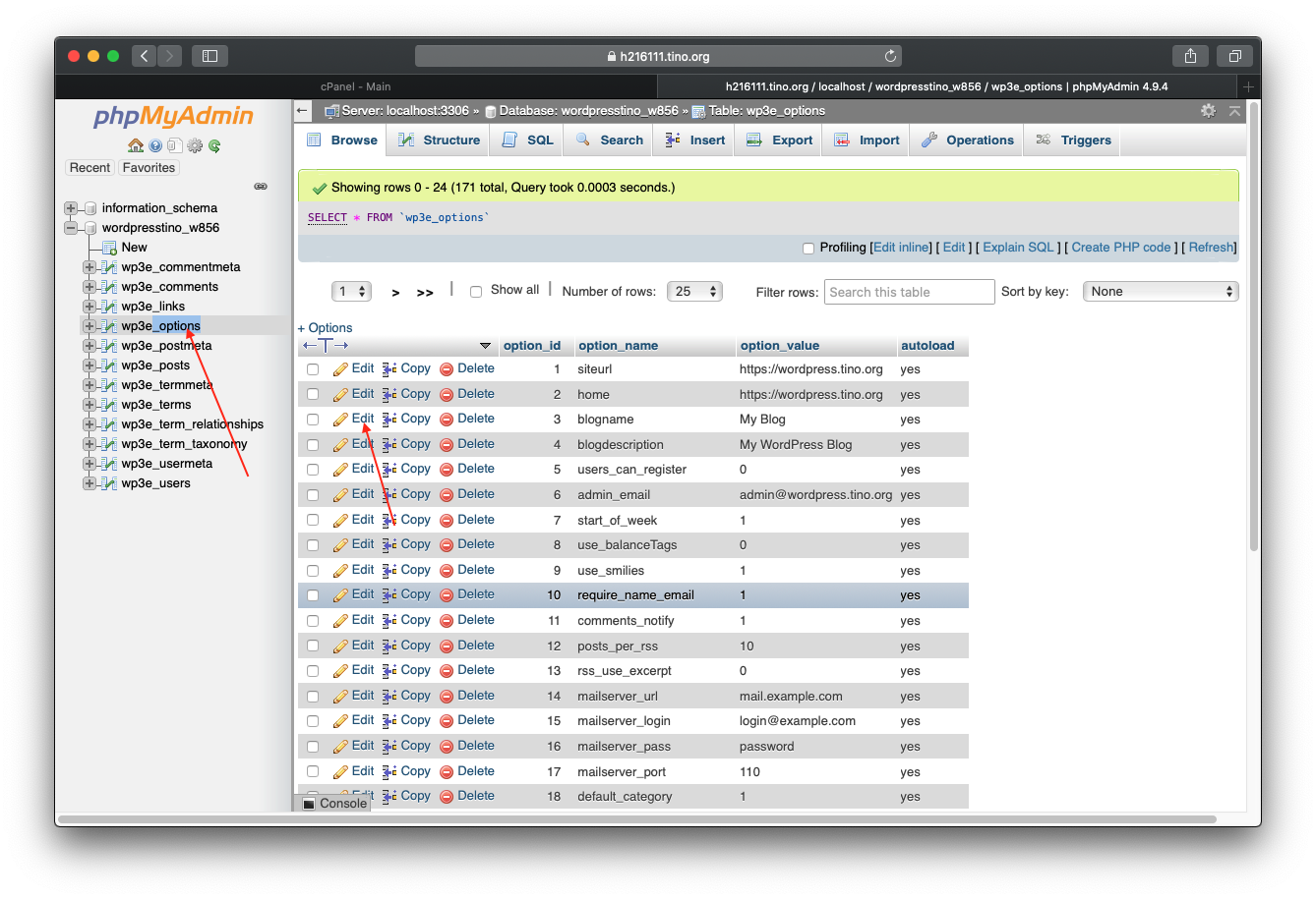 WordPress Database là gì? Tìm hiểu cấu trúc và cách thao tác với cơ sở dữ liệu WordPress 9 cach-doi-ten-trong-database