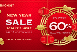 Tên miền, Hosting, VPS – về nhà ăn Tết, TinoHost sale hết, từ 20/01/2024! 
