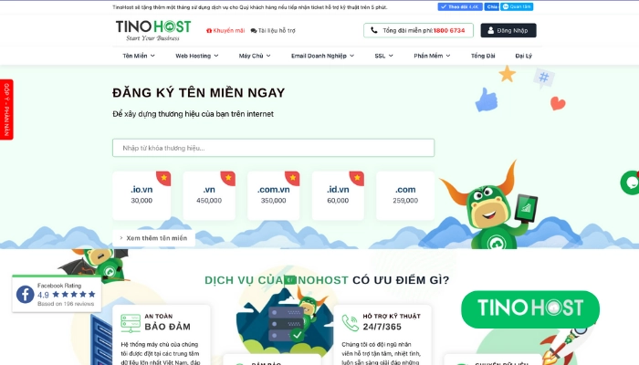 Viết blog kiếm tiền online đơn giản trong 7 bước 4 don-vi-cung-cap-ten-mien-hosting-uy-tin-tinohost